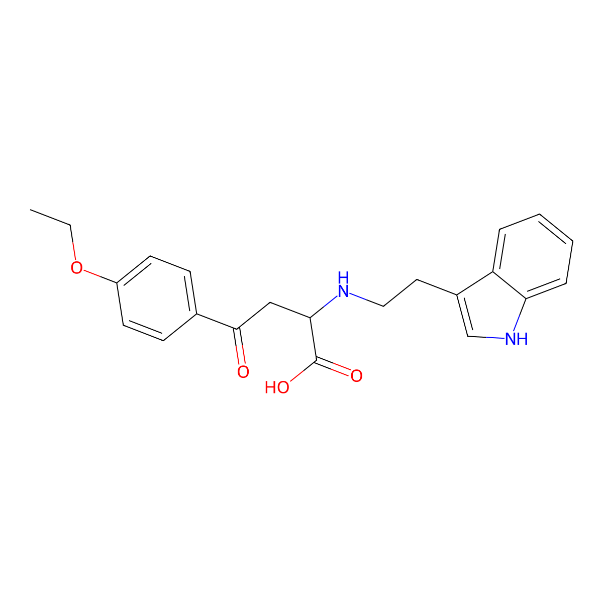 4-(4-ethoxyphenyl)-2-{[2-(1H-indol-3-yl)ethyl]amino}-4-oxobutanoic acid molecular structure, CAS 1025773-67-4
