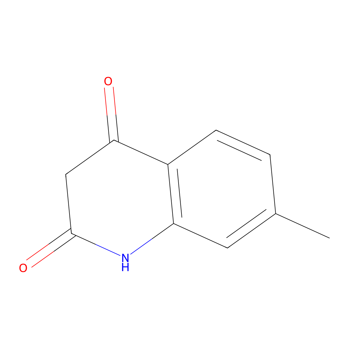 7-Methylquinoline-2,4(1H,3H)-dione molecular structure, CAS 1025796-07-9