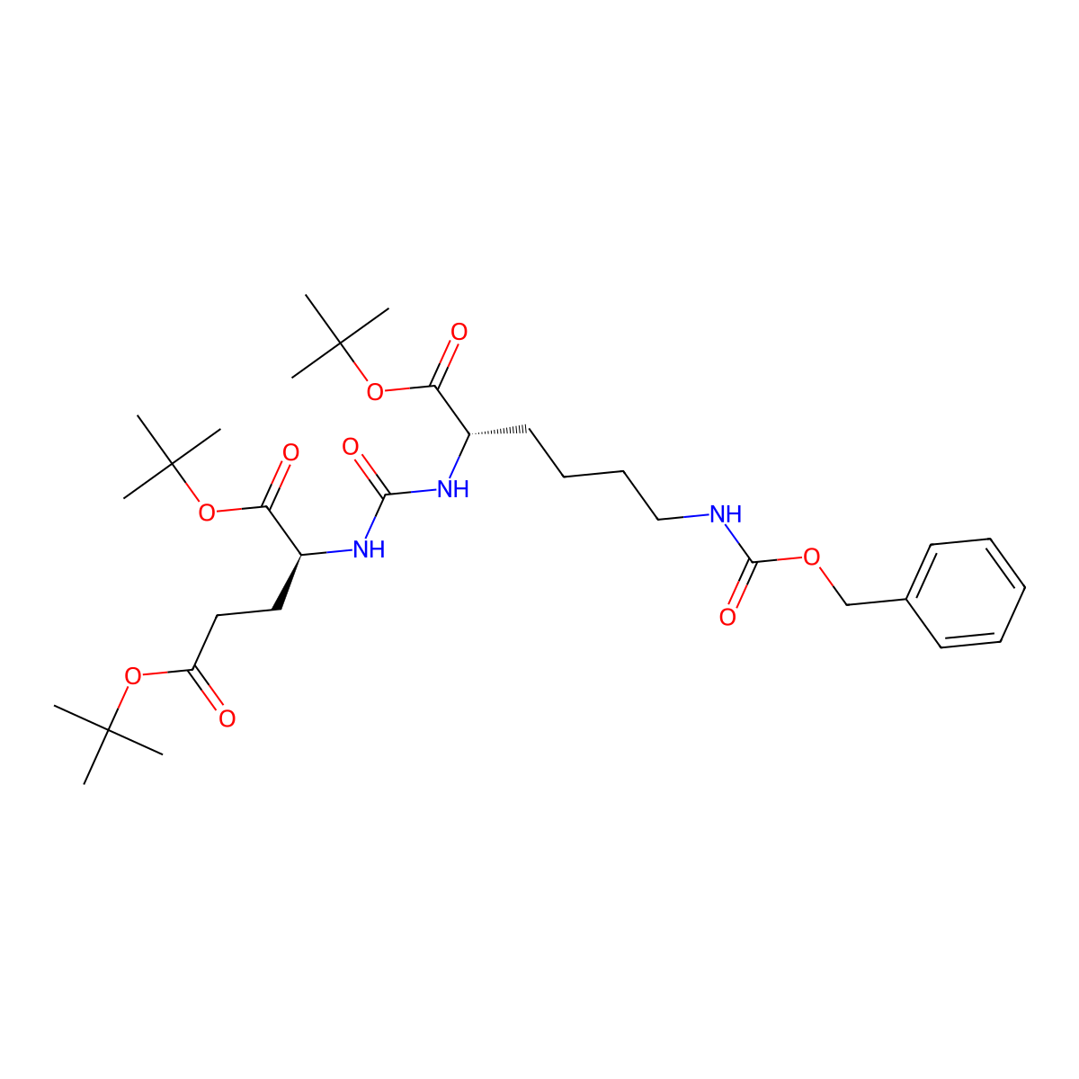 (9S,13S)-Tri-tert-butyl 3,11-dioxo-1-phenyl-2-oxa-4,10,12-triazapentadecane-9,13,15-tricarboxylate molecular structure, CAS 1025796-30-8