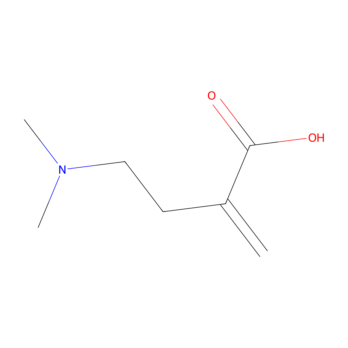 4-(Dimethylamino)-2-methylidenebutanoic acid molecular structure, CAS 1025870-92-1