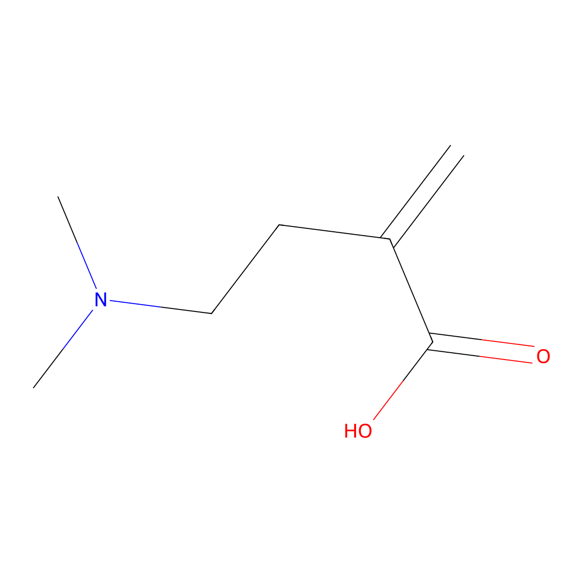 4-(Dimethylamino)-2-methylidenebutanoic acid molecular structure, CAS 1025870-92-1