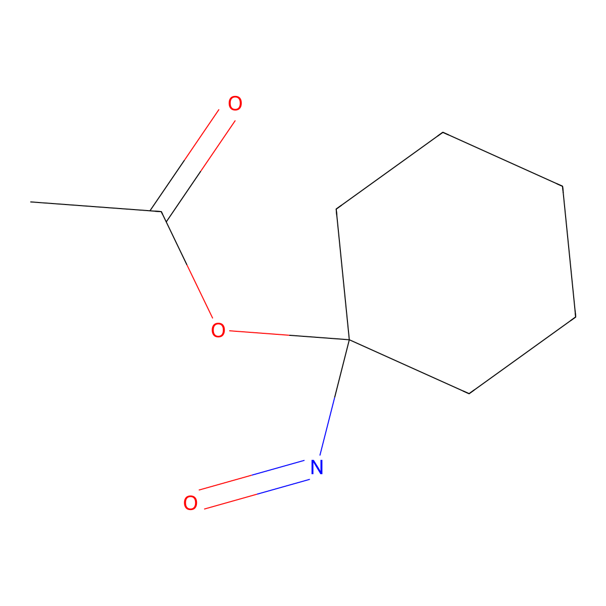 1-Nitrosocyclohexyl Acetate molecular structure, CAS 10259-08-2