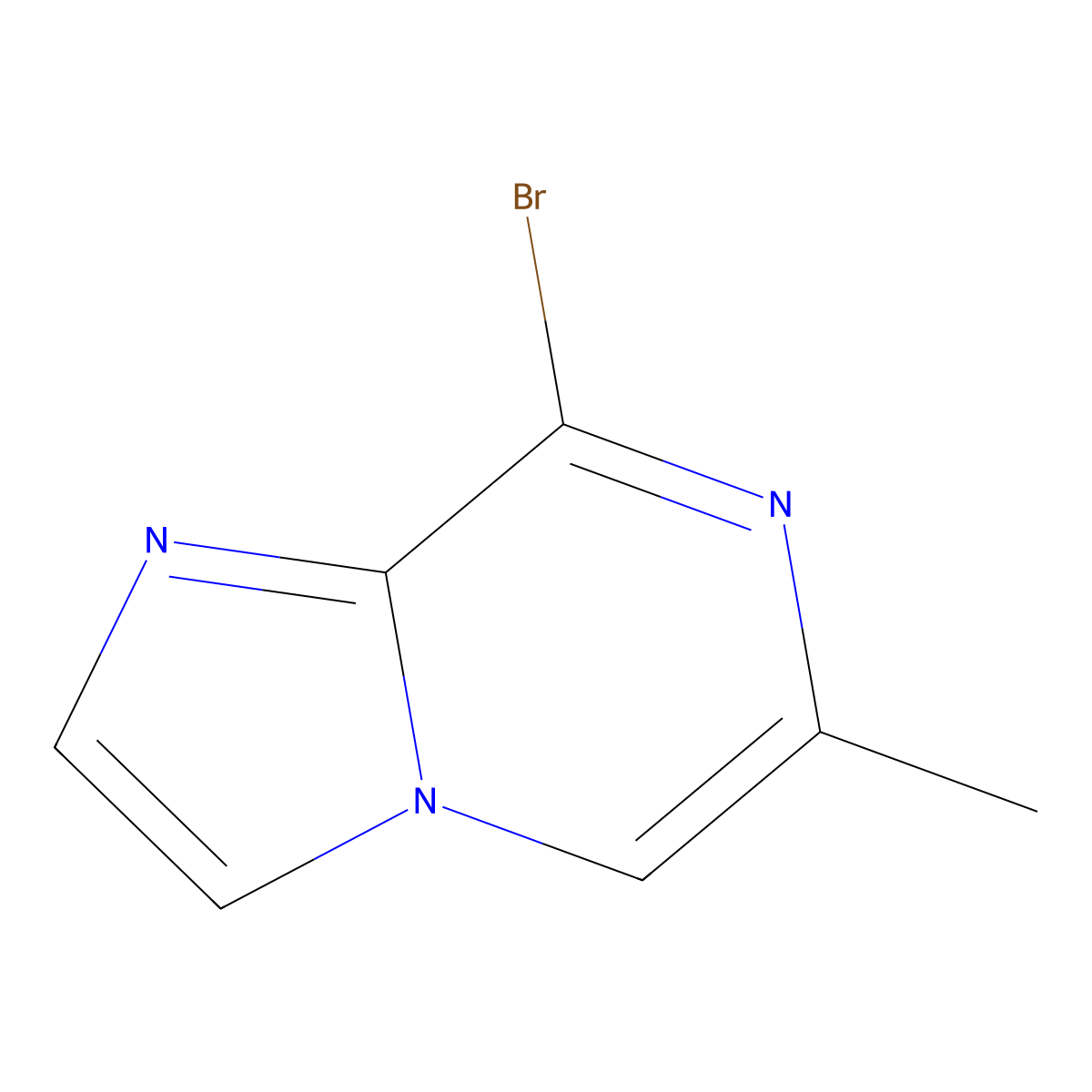 8-Bromo-6-methylimidazo[1,2-A]pyrazine molecular structure, CAS 1025976-69-5