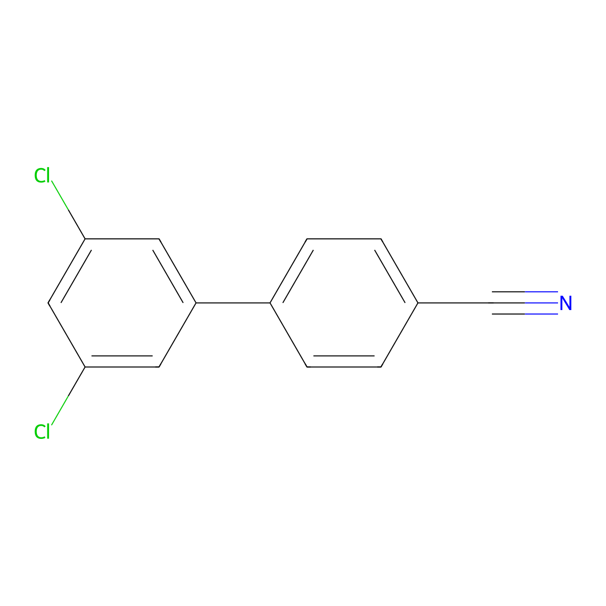 4-(3,5-Dichlorophenyl)benzonitrile molecular structure, CAS 1025992-48-6