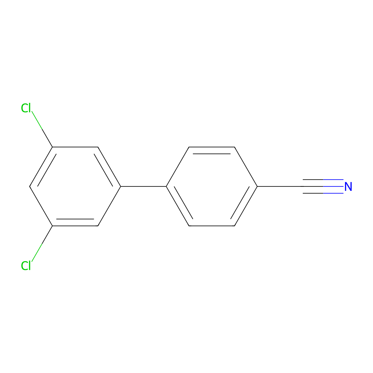 4-(3,5-Dichlorophenyl)benzonitrile molecular structure, CAS 1025992-48-6