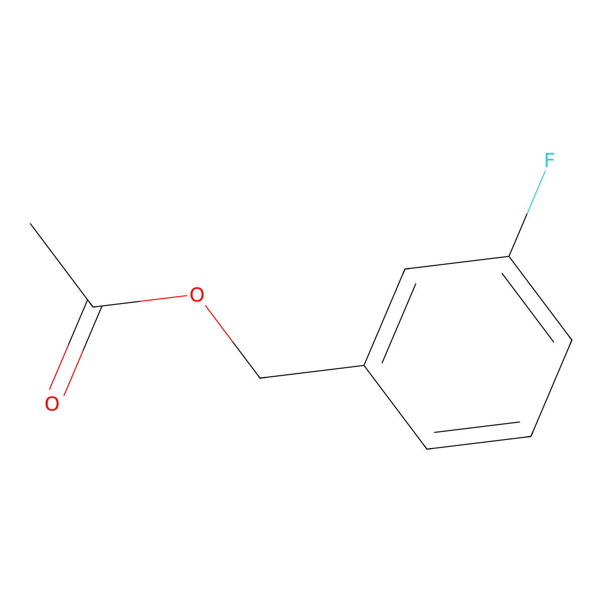 3-Fluorobenzyl acetate molecular structure, CAS 102606-95-1