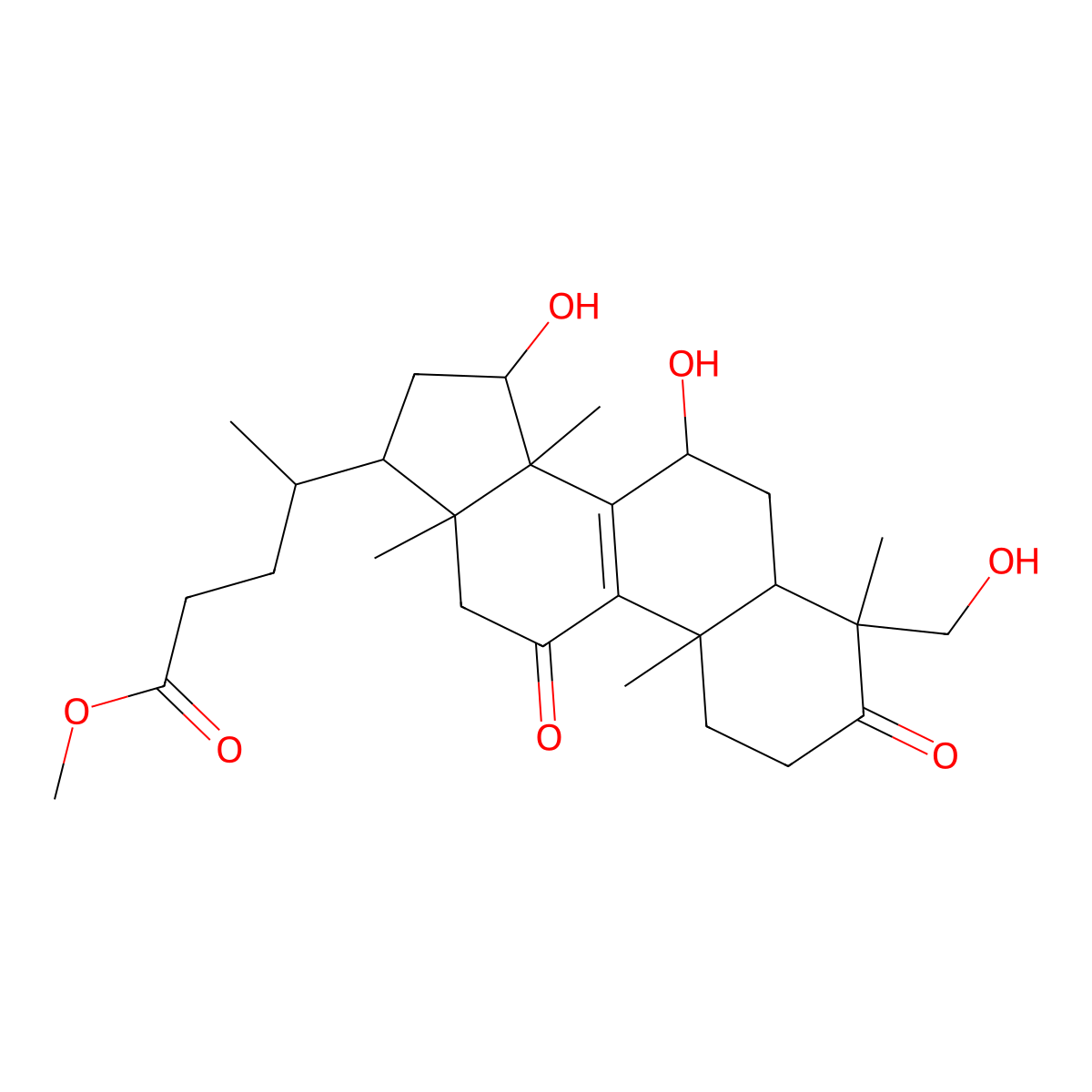 Methyl lucidenate G molecular structure, CAS 102607-20-5