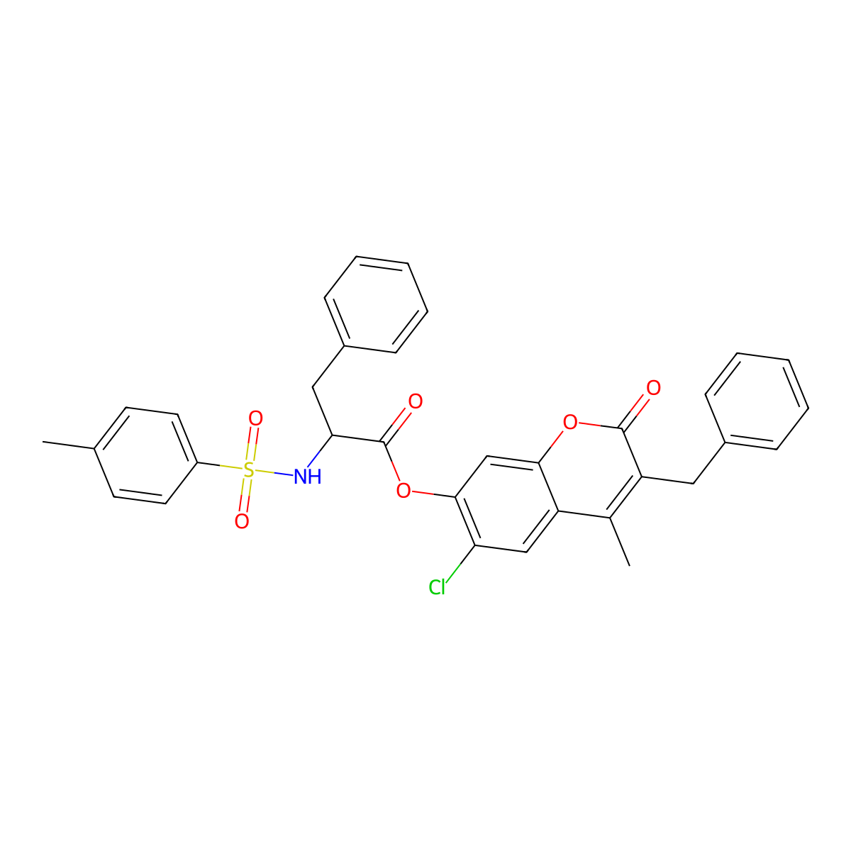 C33H28ClNO6S molecular structure, CAS 1026093-57-1