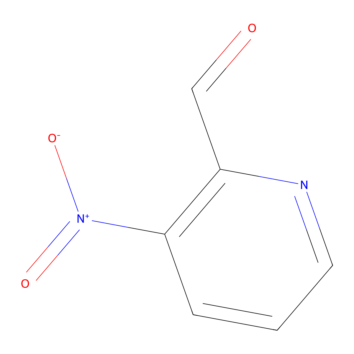 3-Nitropicolinaldehyde molecular structure, CAS 10261-94-6