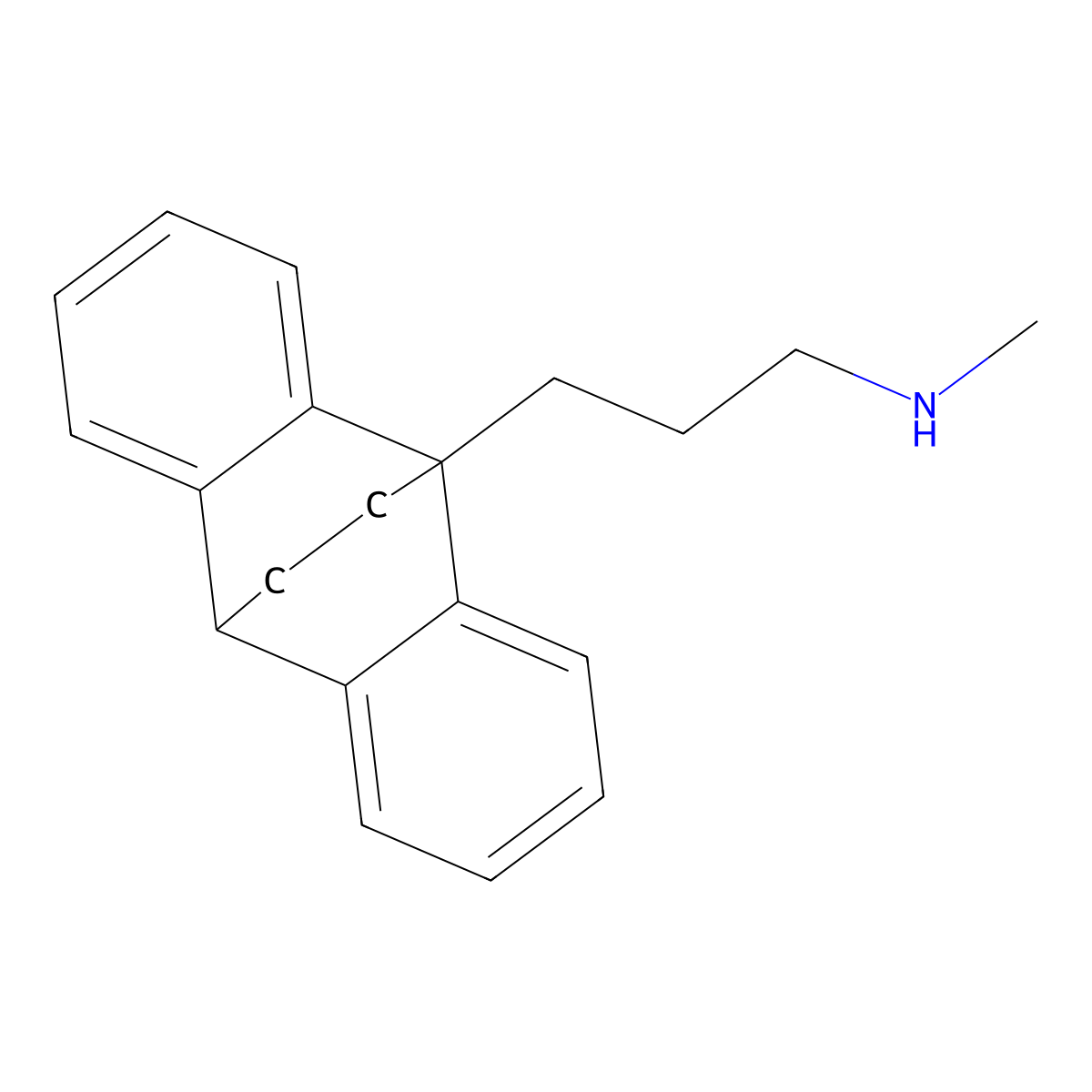 Maprotiline molecular structure, CAS 10262-69-8