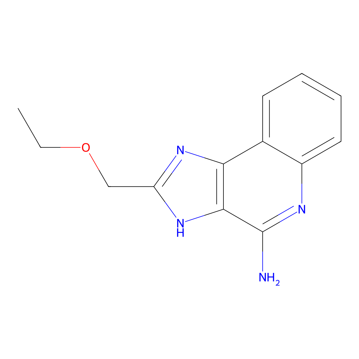 2-(Ethoxymethyl)-1h-Imidazo[4,5-C]quinolin-4-Amine molecular structure, CAS 1026249-18-2