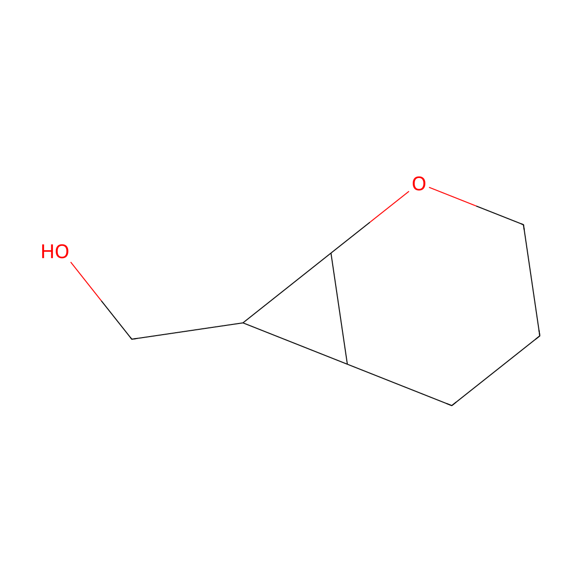 (2-Oxabicyclo(4.1.0)heptan-7-yl)methanol molecular structure, CAS 102628-95-5