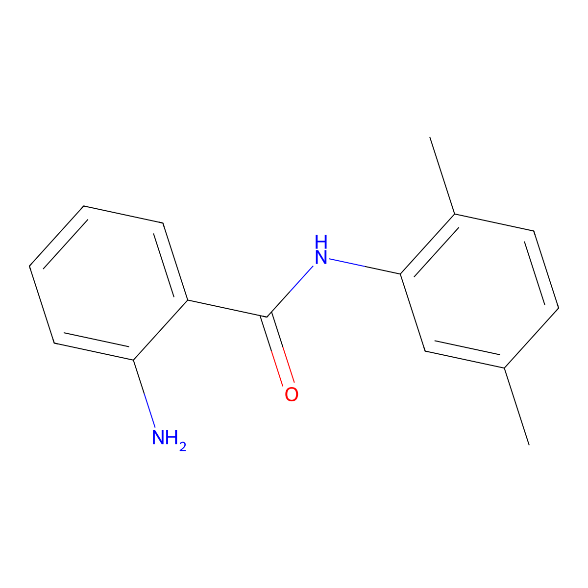 2-Amino-n-(2,5-dimethylphenyl)benzamide molecular structure, CAS 102630-80-8
