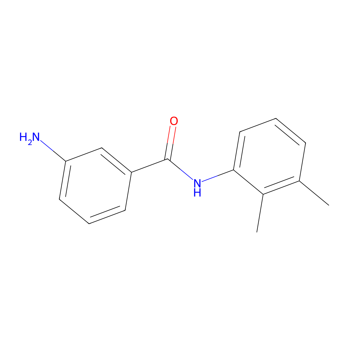 3-amino-N-(2,3-dimethylphenyl)benzamide molecular structure, CAS 102630-86-4