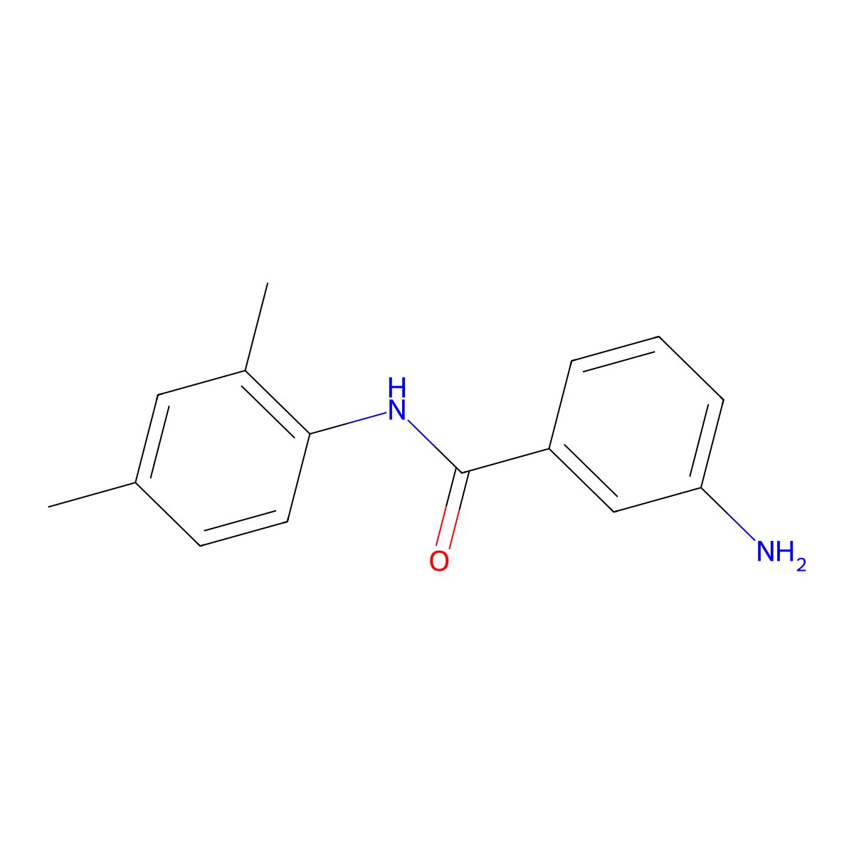 3-amino-N-(2,4-dimethylphenyl)benzamide molecular structure, CAS 102630-87-5