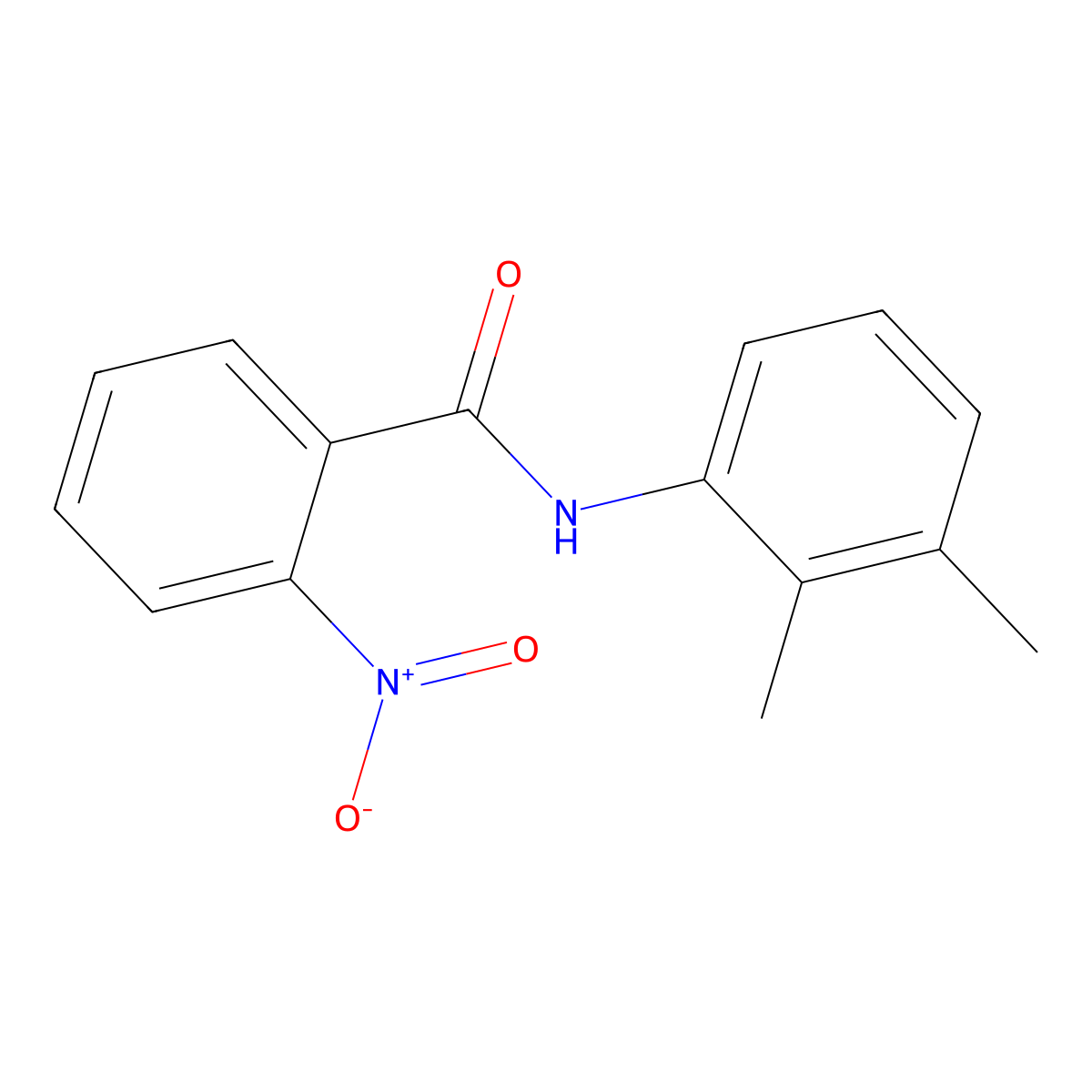 N-(2,3-dimethylphenyl)-2-nitrobenzamide molecular structure, CAS 102630-94-4