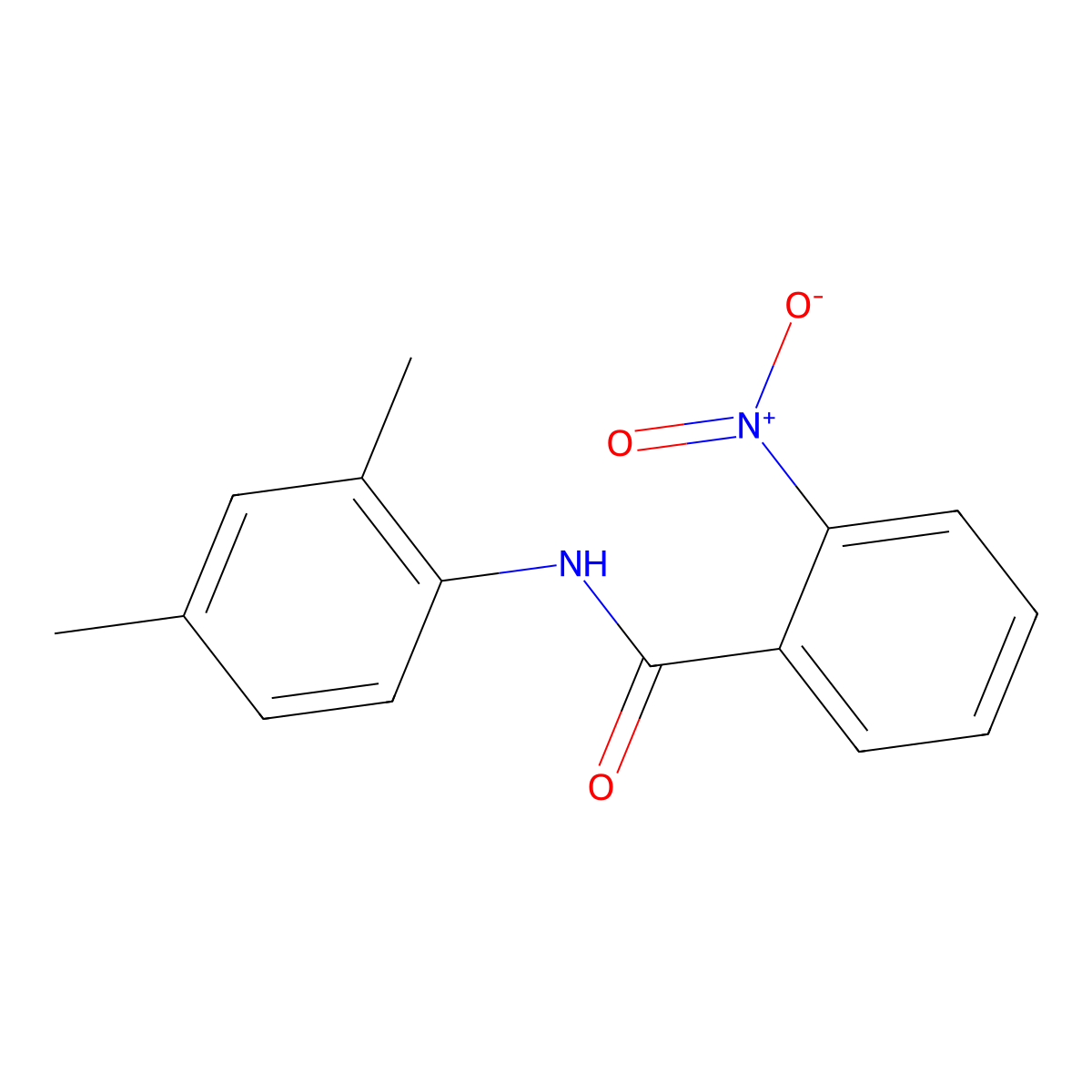 N-(2,4-Dimethylphenyl)-2-nitrobenzamide molecular structure, CAS 102630-95-5