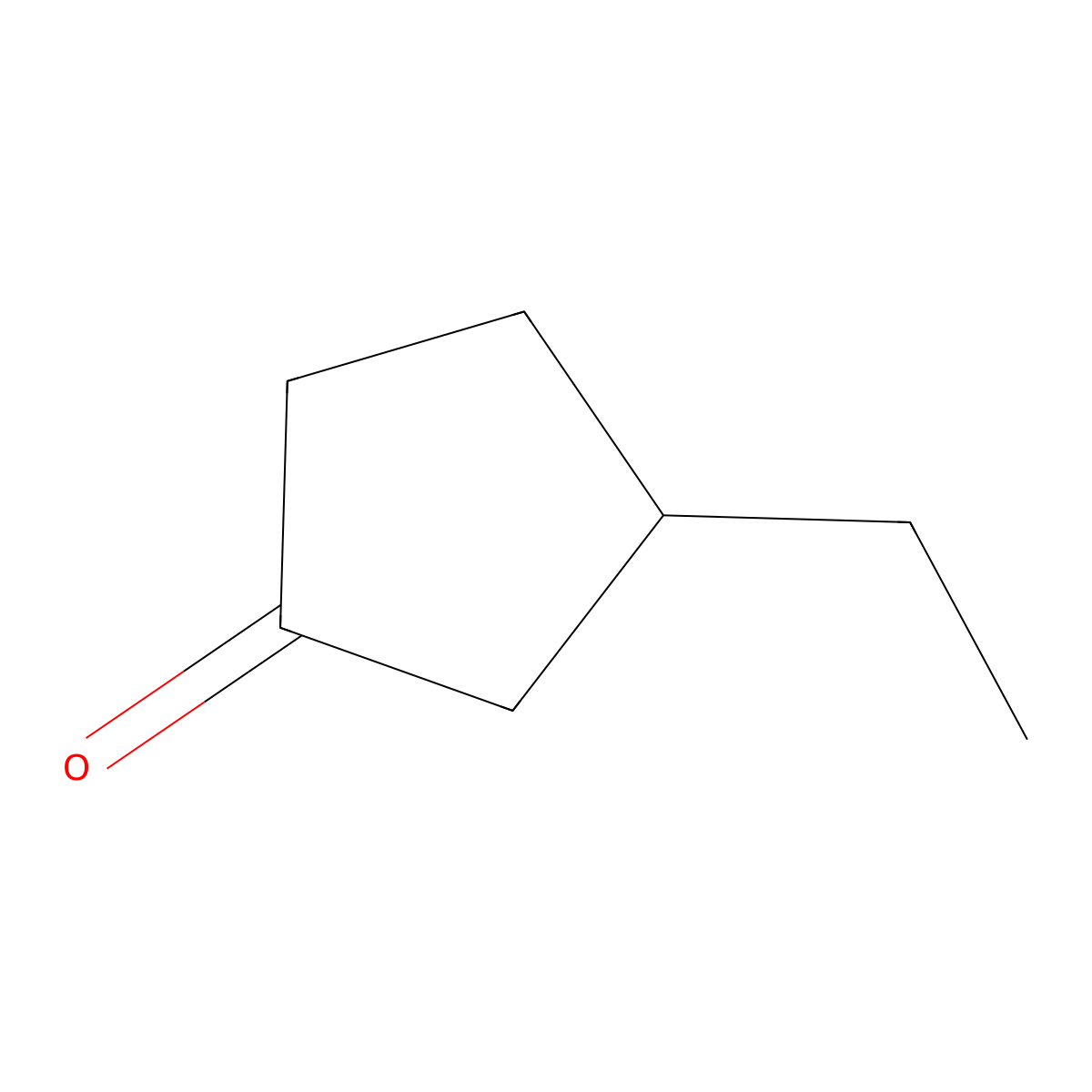 3-Ethylcyclopentan-1-one molecular structure, CAS 10264-55-8