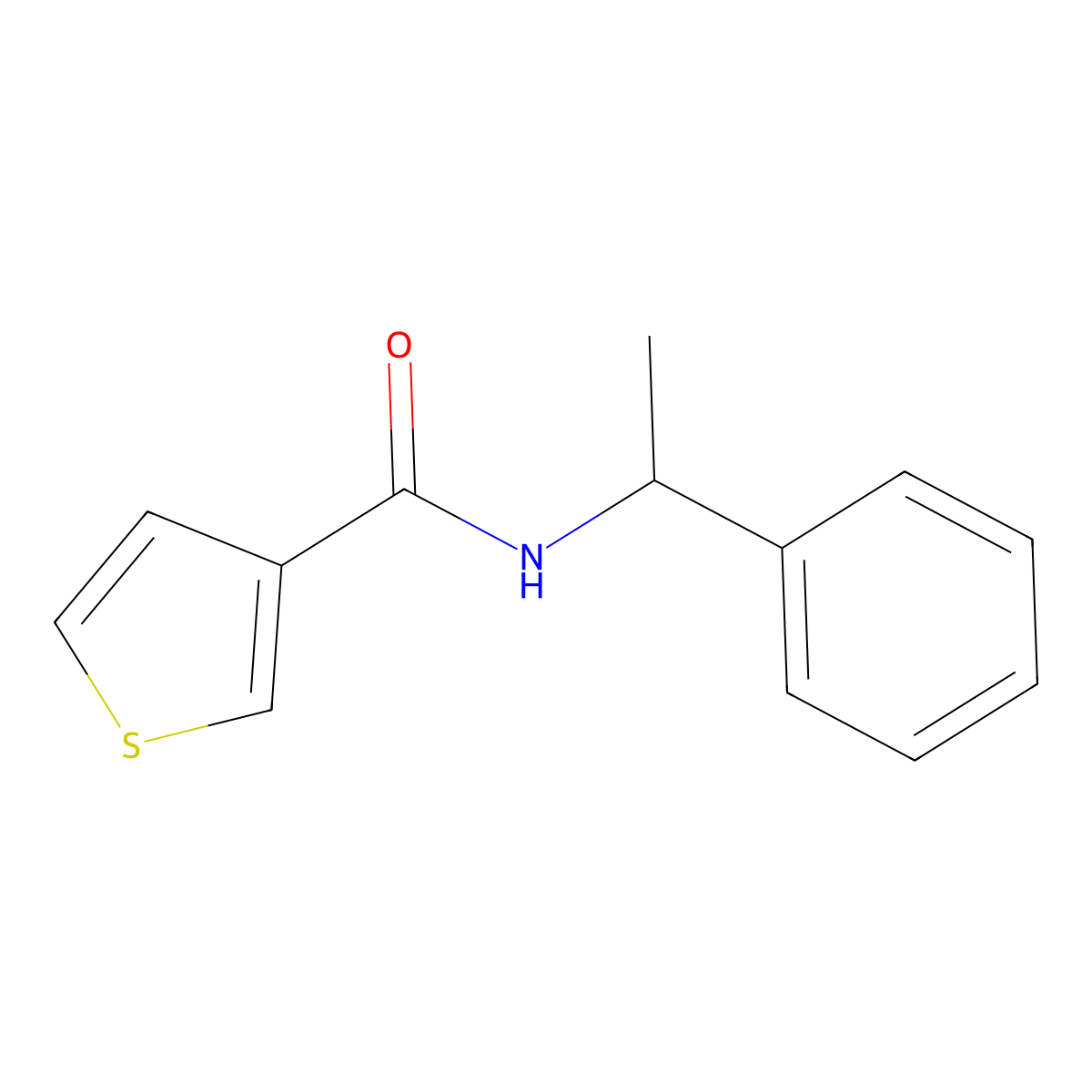 N-(2-phenylethyl)-3-thienylformamide molecular structure, CAS 1026403-23-5