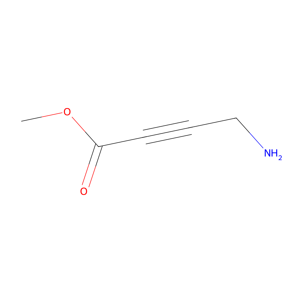 Methyl 4-aminobut-2-ynoate molecular structure, CAS 1026406-29-0