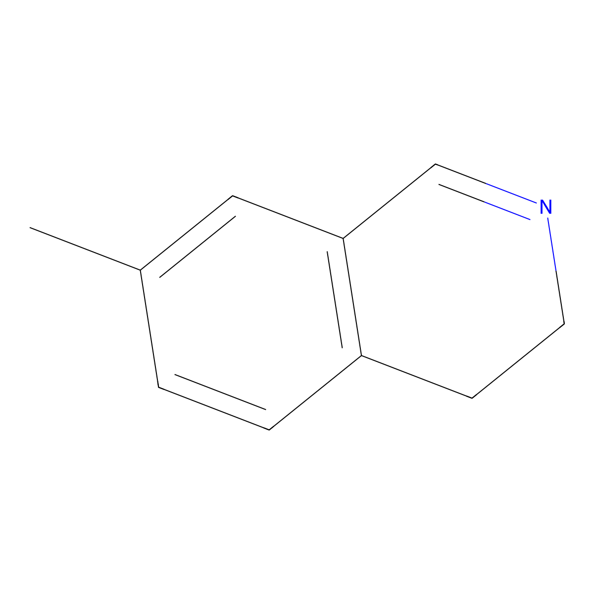 7-Methyl-3,4-dihydroisoquinoline molecular structure, CAS 102652-86-8