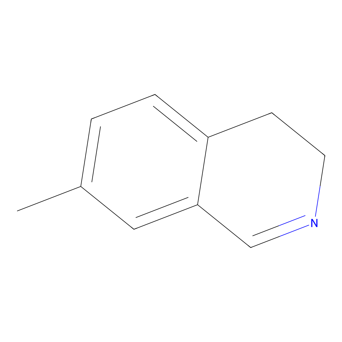 7-Methyl-3,4-dihydroisoquinoline molecular structure, CAS 102652-86-8