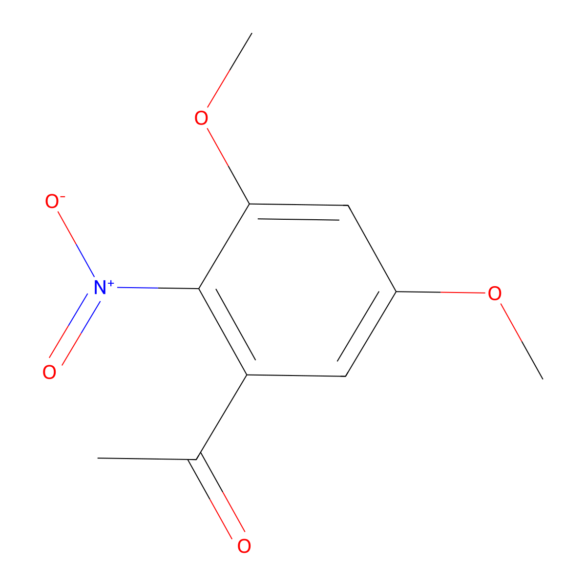 1-(3,5-Dimethoxy-2-nitrophenyl)ethanone molecular structure, CAS 102652-89-1