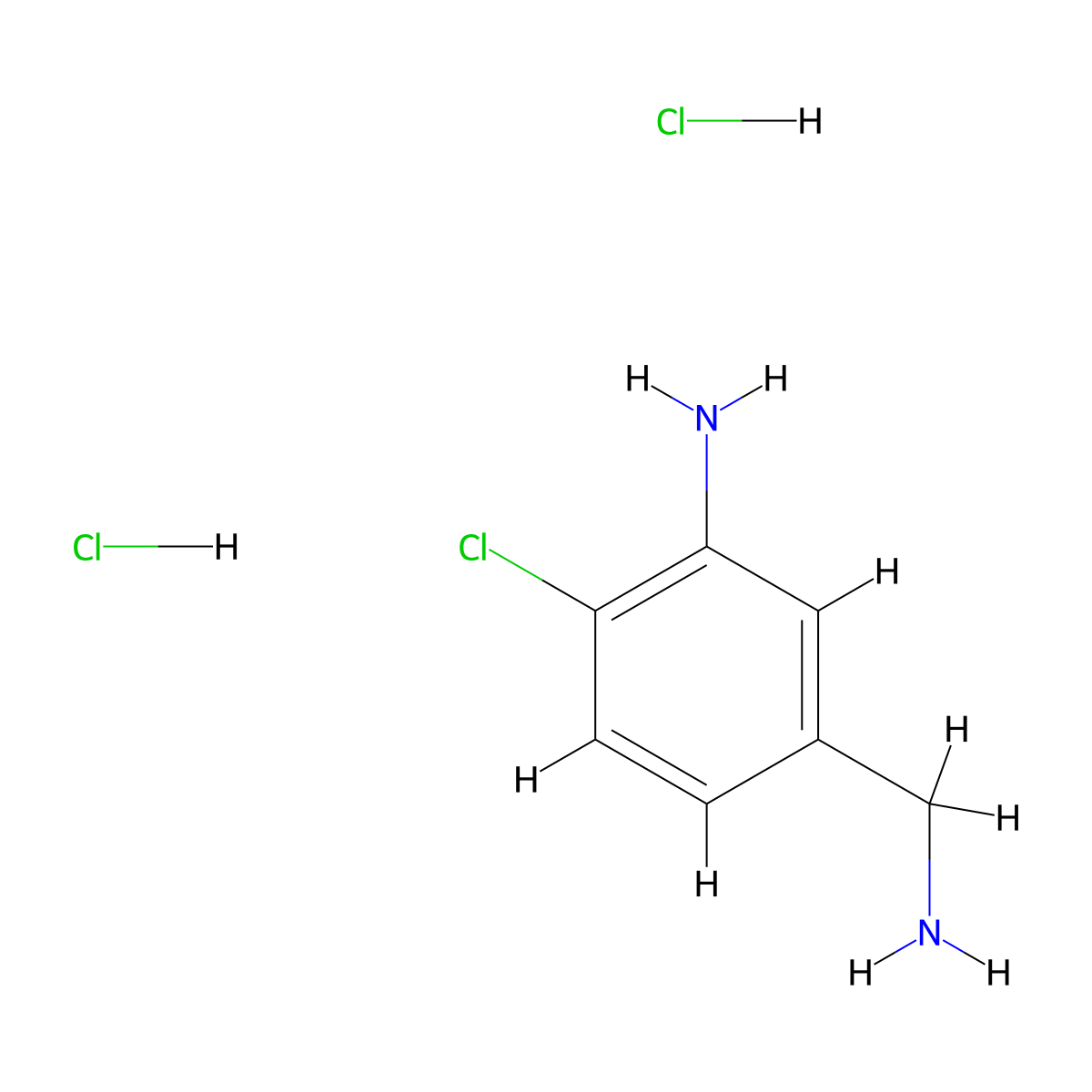 5-(Aminomethyl)-2-chloroaniline dihydrochloride molecular structure, CAS 102677-74-7