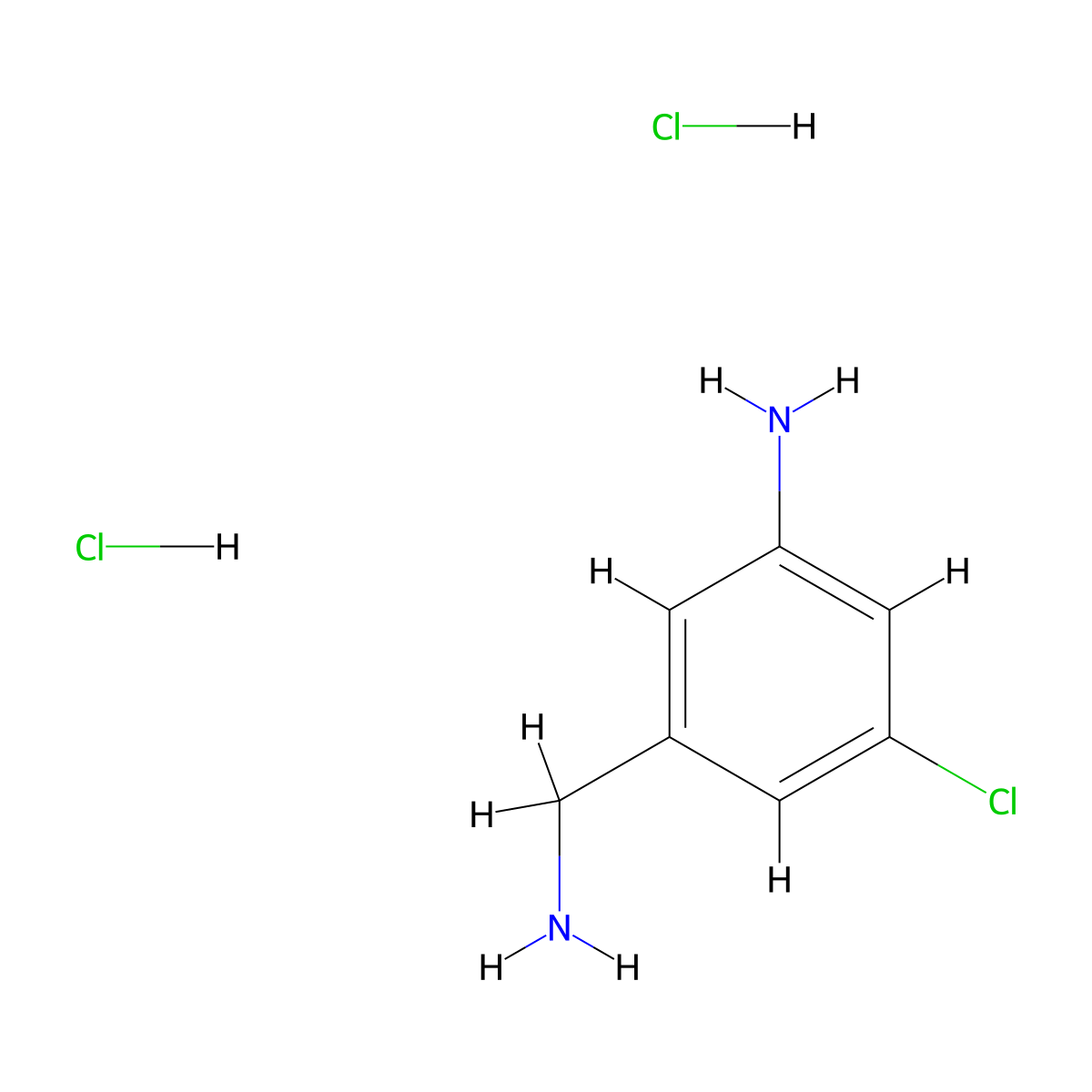 3-(Aminomethyl)-5-chloroaniline dihydrochloride molecular structure, CAS 102677-75-8