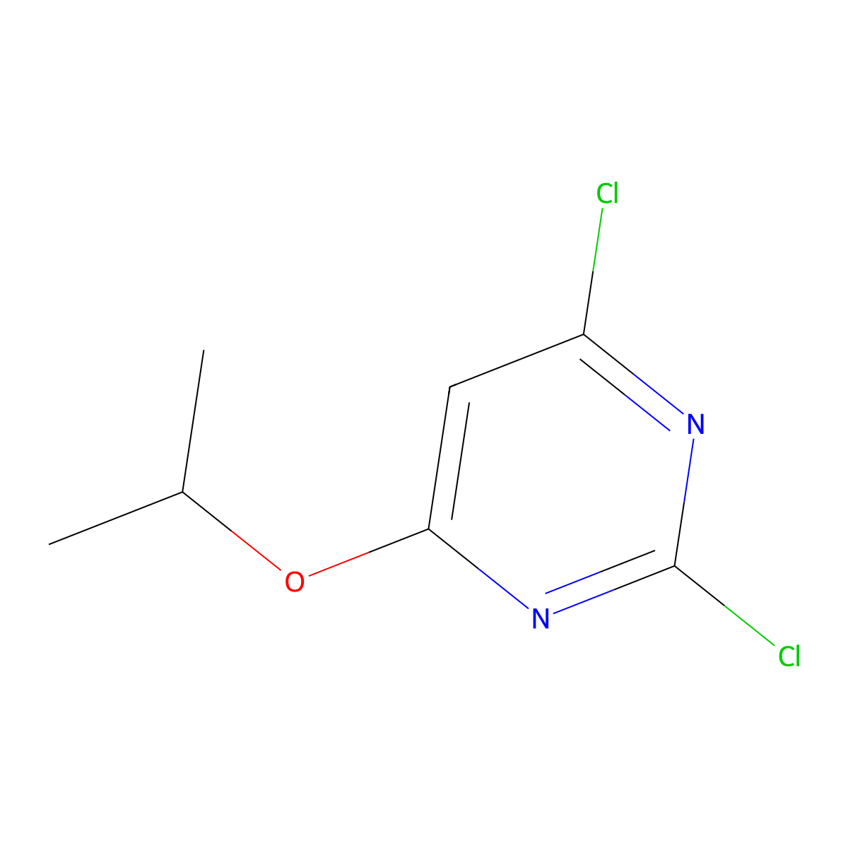 2,4-Dichloro-6-isopropoxypyrimidine molecular structure, CAS 1026787-89-2