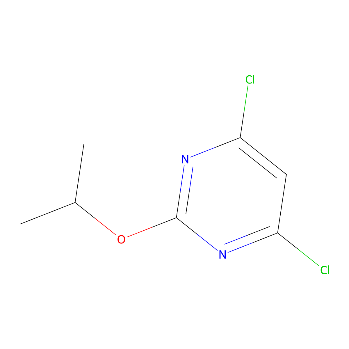 4,6-Dichloro-2-isopropoxypyrimidine molecular structure, CAS 1026787-90-5