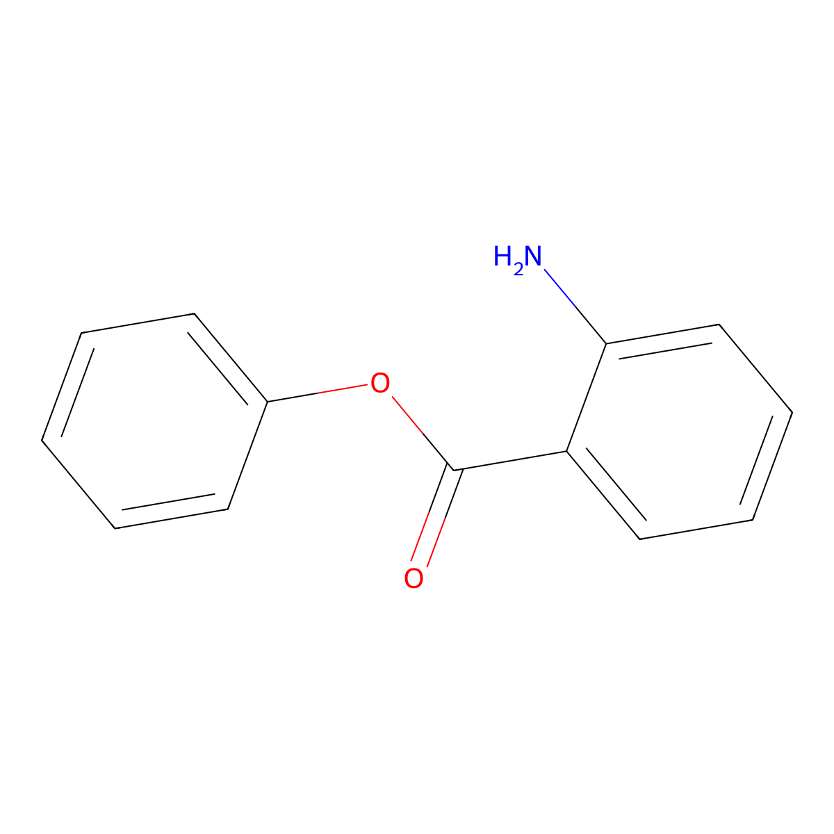 Phenyl anthranilate molecular structure, CAS 10268-69-6