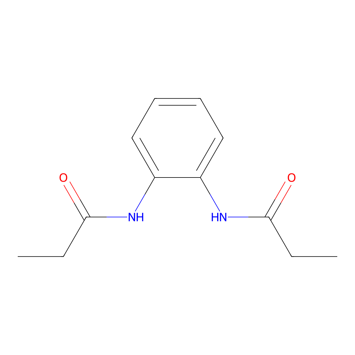 N-[2-(propanoylamino)phenyl]propanamide molecular structure, CAS 10268-76-5