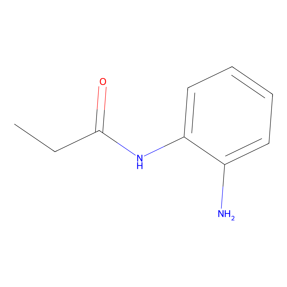N-(2-Aminophenyl)propanamide molecular structure, CAS 10268-79-8