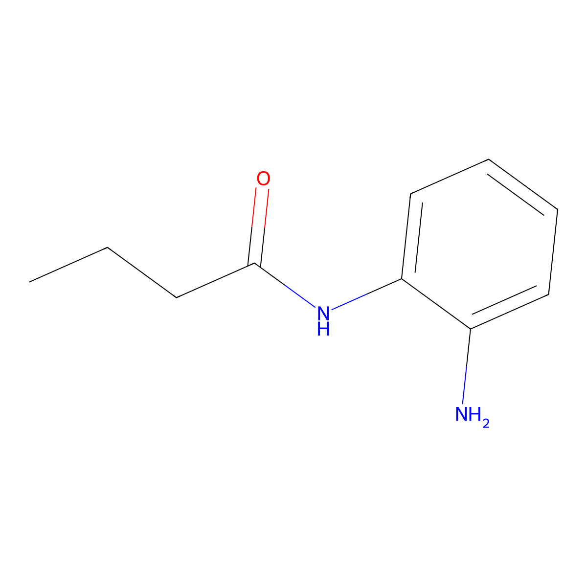 N-(2-Aminophenyl)butanamide molecular structure, CAS 10268-80-1