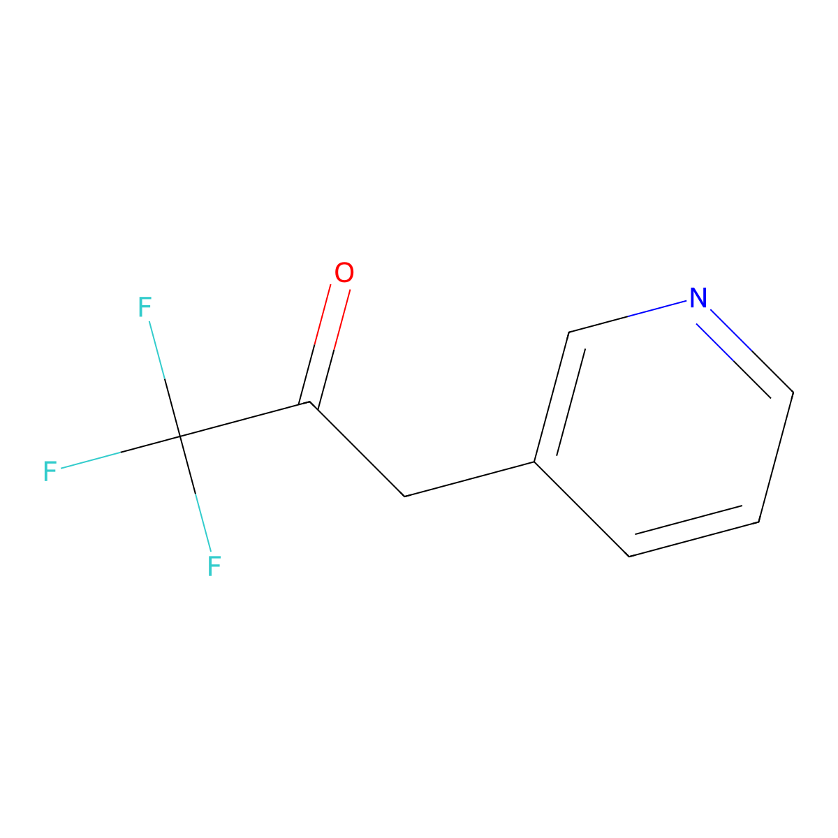 1,1,1-Trifluoro-3-(pyridin-3-yl)propan-2-one molecular structure, CAS 1026809-03-9