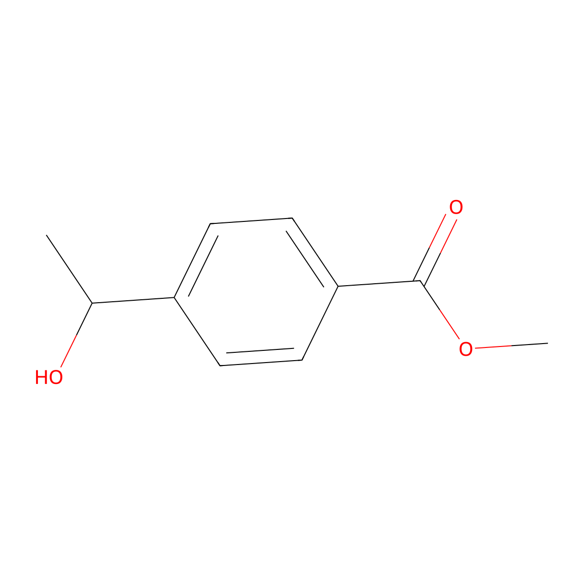 methyl 4-((1S)-1-hydroxyethyl)benzoate molecular structure, CAS 102681-71-0