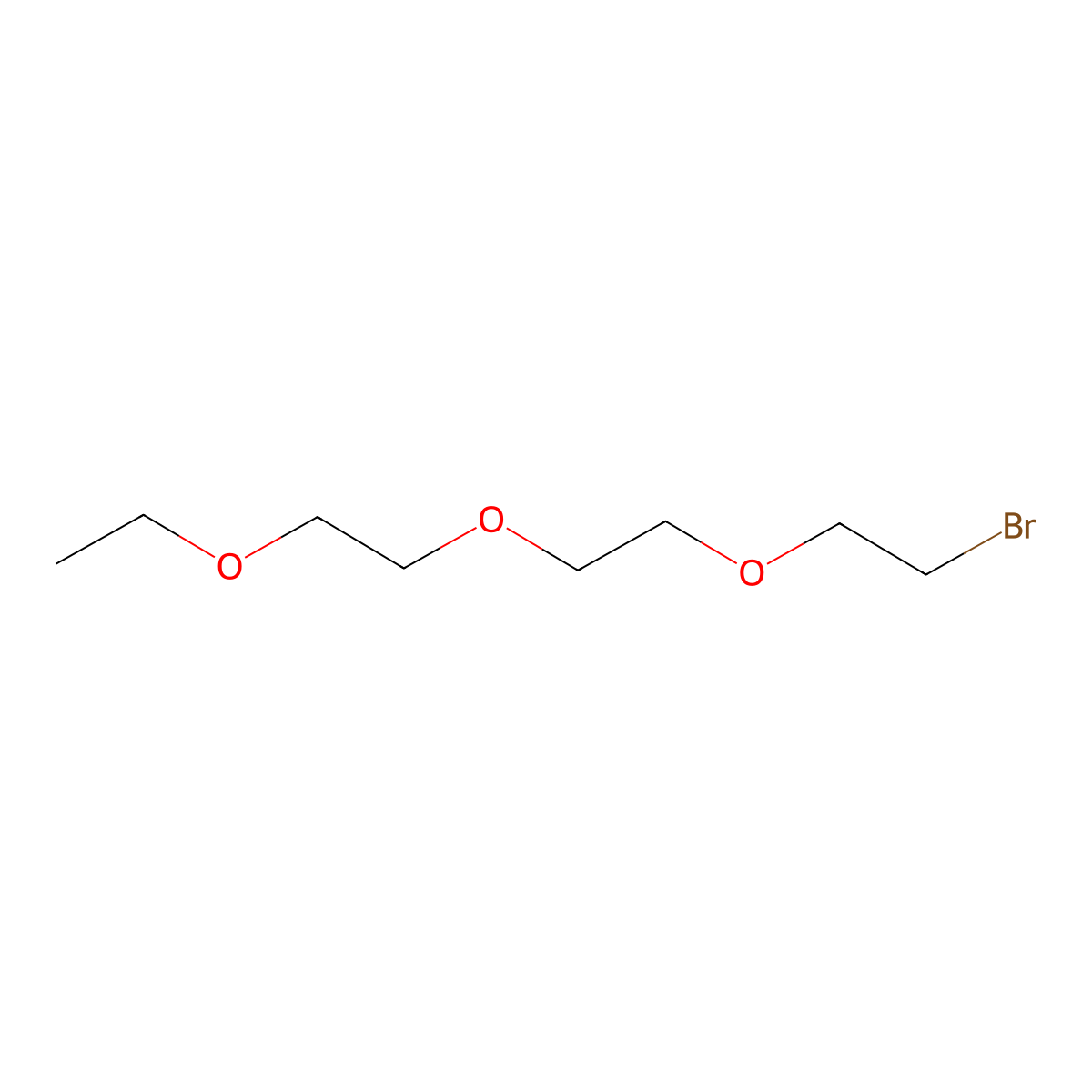1-Bromo-2-(2-(2-ethoxyethoxy)ethoxy)ethane molecular structure, CAS 102684-61-7