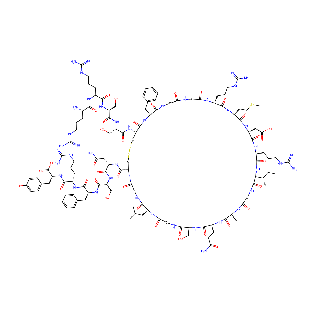 Atrial Natriuretic Factor (3-28) (human, bovine, porcine) molecular structure, CAS 102686-43-1