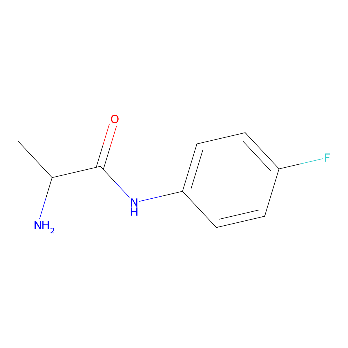 (S)-2-Amino-N-(4-fluoro-phenyl)-propionamide molecular structure, CAS 1026868-16-5