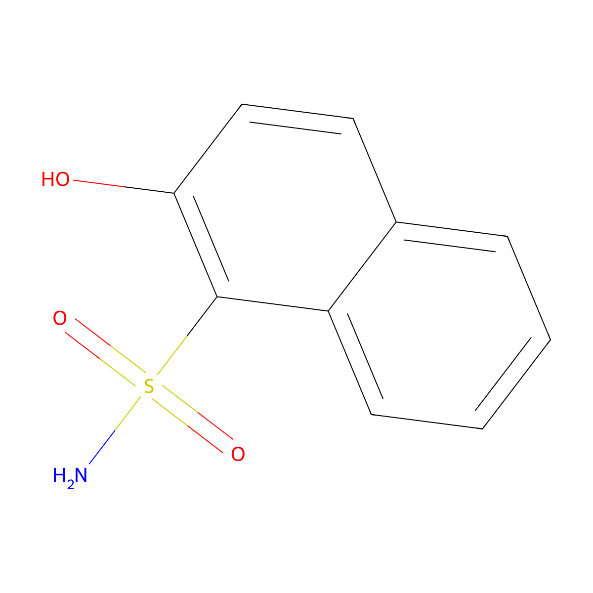 2-Hydroxynaphthalene-1-sulfonamide molecular structure, CAS 1026916-10-8