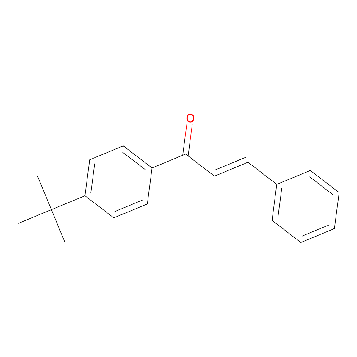 1-(4-Tert-butylphenyl)-3-phenyl-2-propen-1-one molecular structure, CAS 102692-33-1