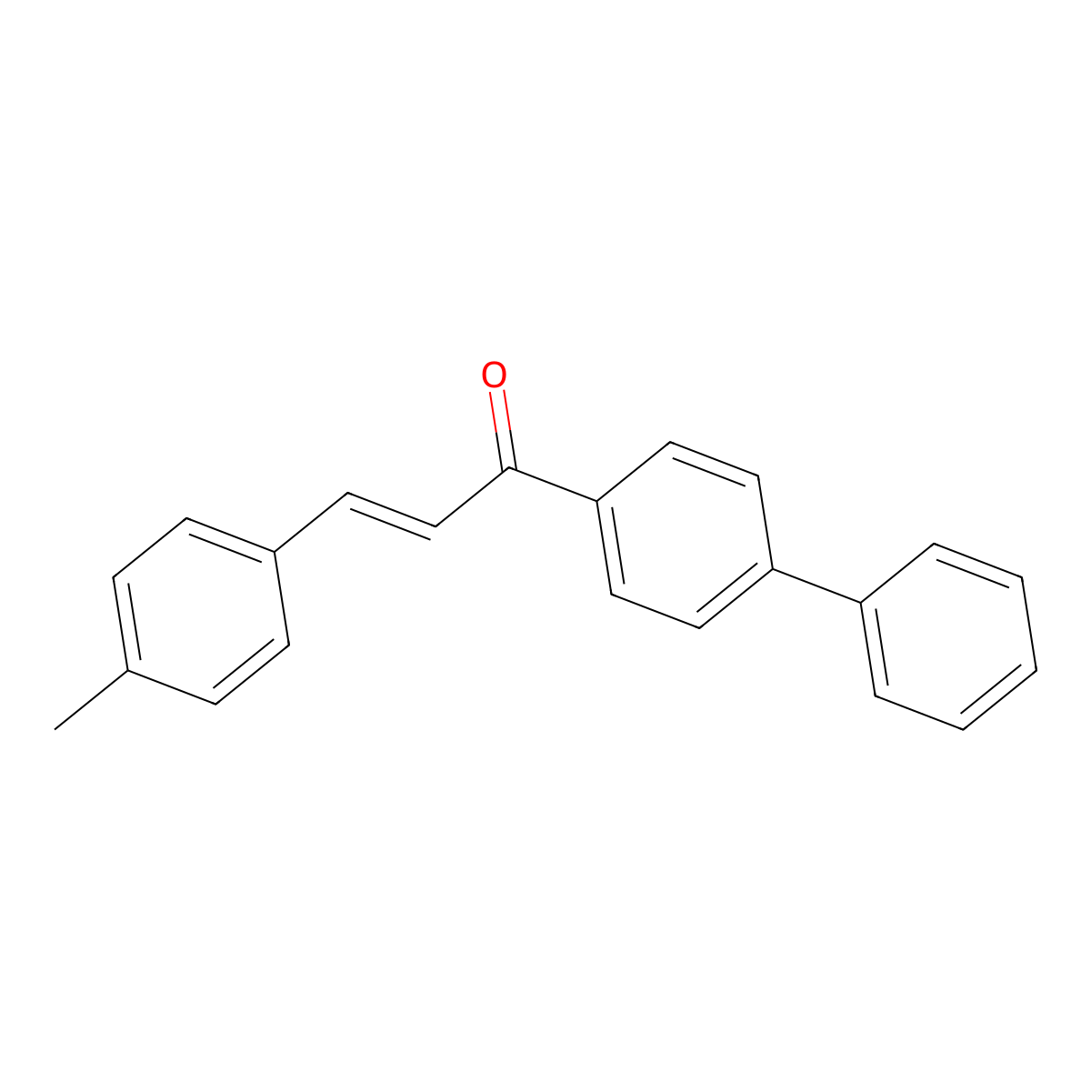 (2E)-1-[1,1'-Biphenyl]-4-yl-3-(4-methylphenyl)-2-propen-1-one molecular structure, CAS 102692-36-4
