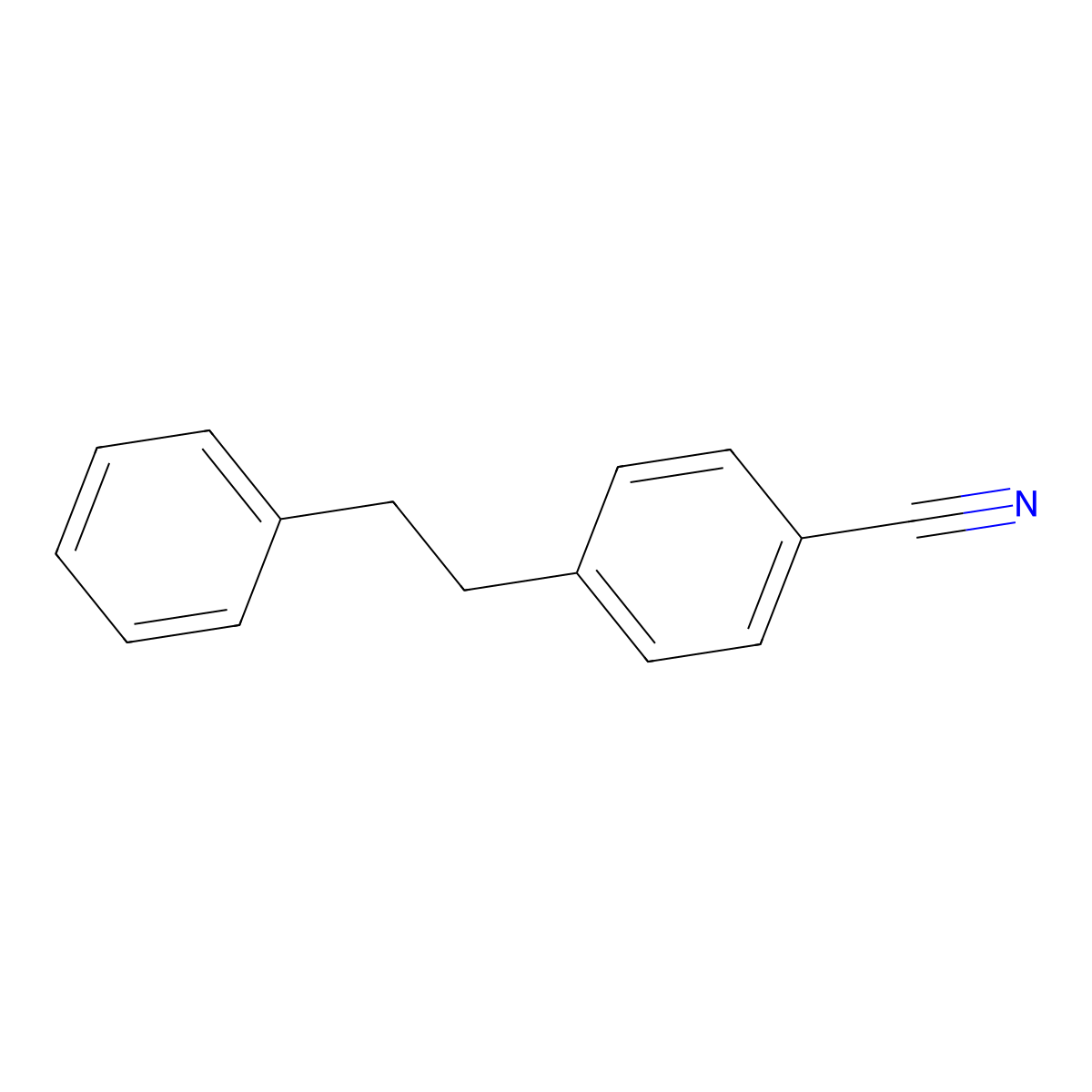 4-(2-Phenylethyl)benzonitrile molecular structure, CAS 10270-27-6