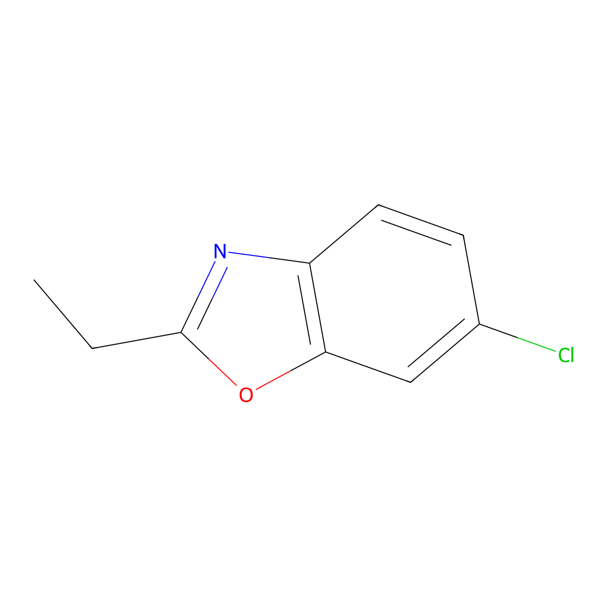 6-Chloro-2-ethylbenzoxazole molecular structure, CAS 1027019-12-0