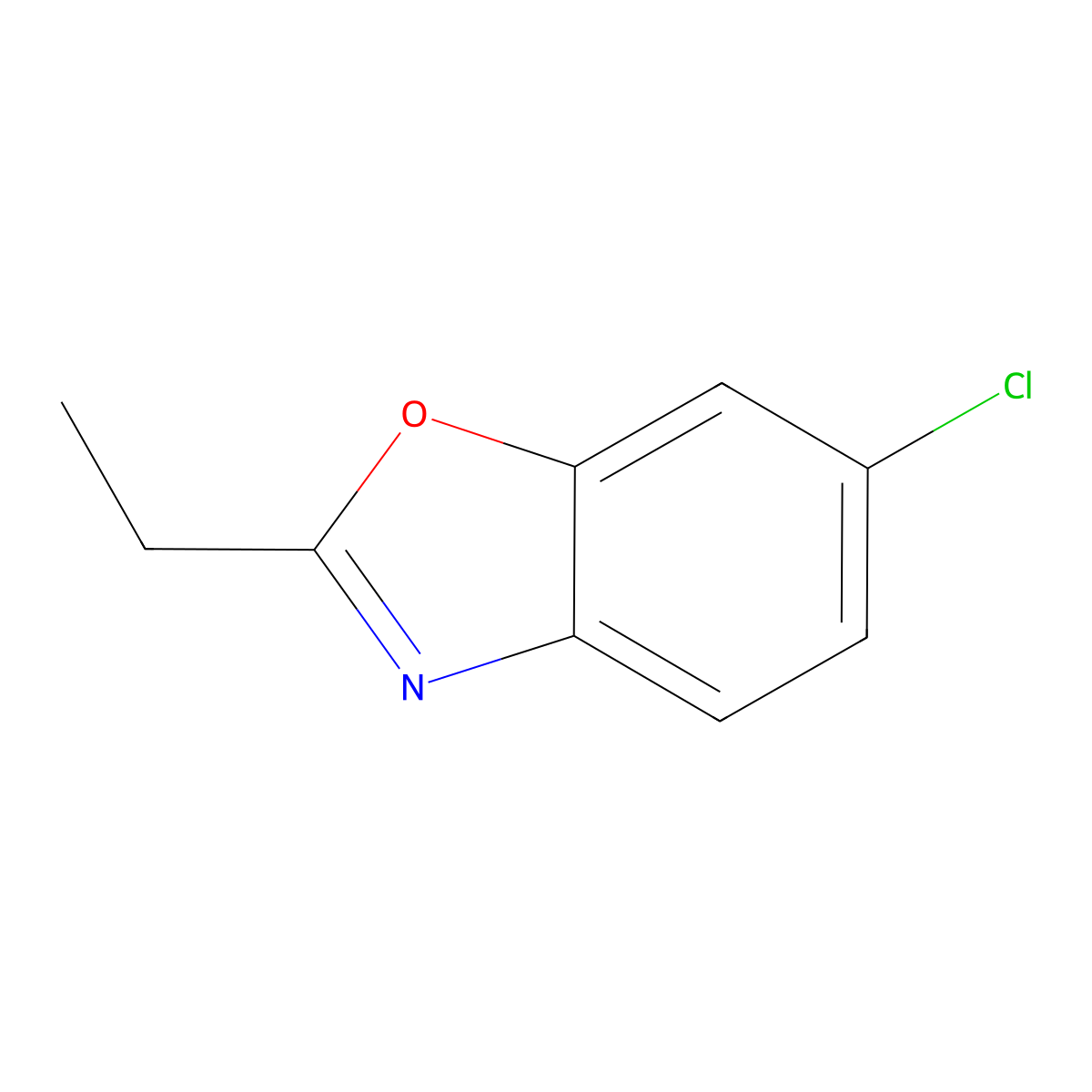 6-Chloro-2-ethylbenzoxazole molecular structure, CAS 1027019-12-0