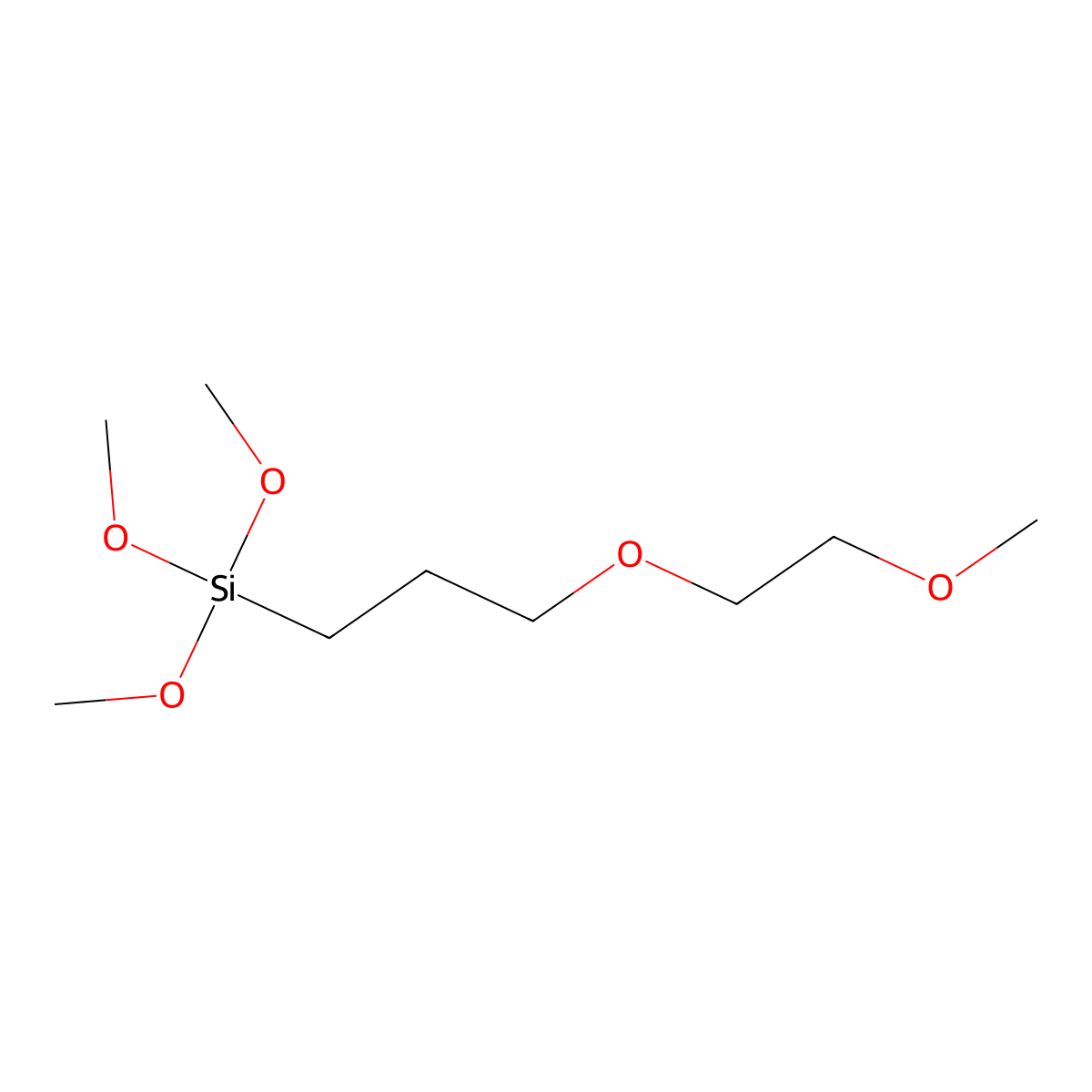 3,3-Dimethoxy-2,7,10-trioxa-3-silaundecane molecular structure, CAS 1027082-83-2