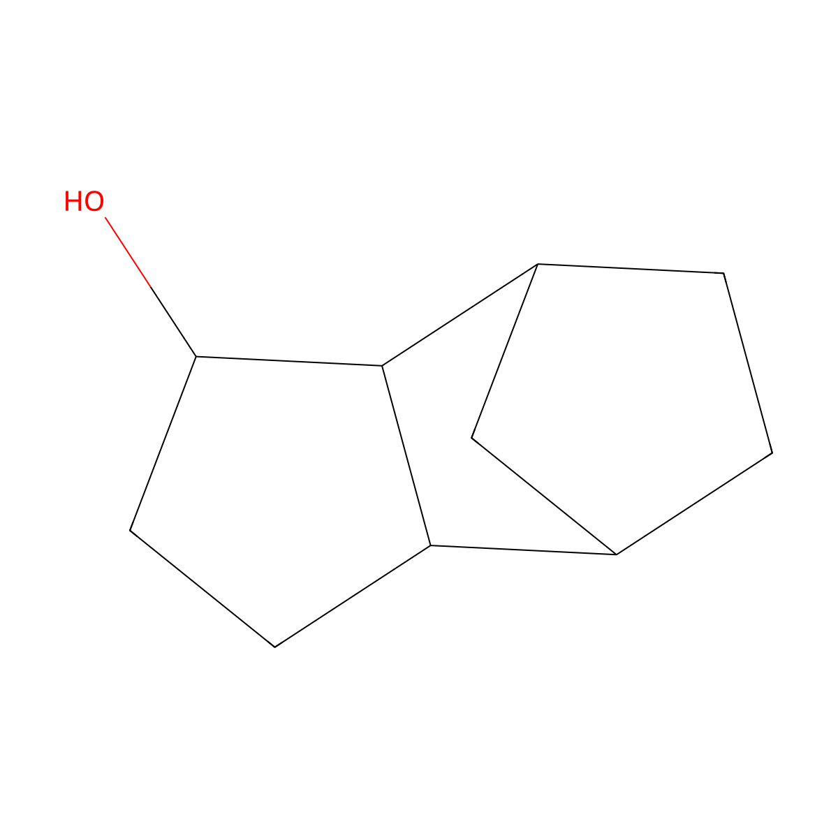 rac-(1R,2R,3R,6S,7S)-tricyclo[5.2.1.0,2,6]decan-3-ol molecular structure, CAS 10271-46-2