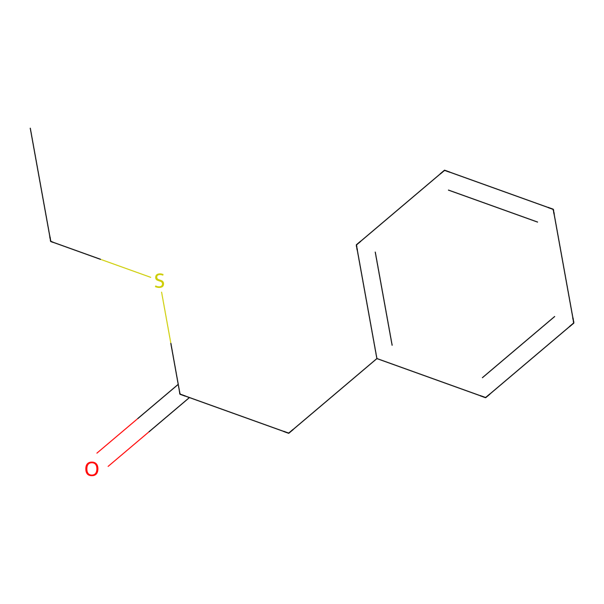 2-(Ethylthio)-1-phenylethan-1-one molecular structure, CAS 10271-55-3