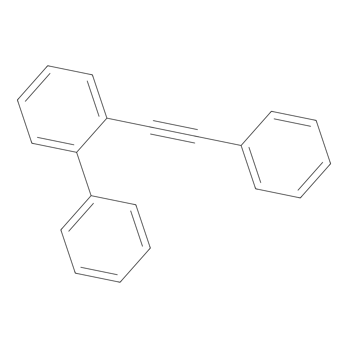 2-(Phenylethynyl)-1,1'-biphenyl molecular structure, CAS 10271-65-5